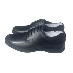 Nunn Bush Kore Pro PT OX Mens 12 XW Black Leather Dress Shoes Extra Wide NEW